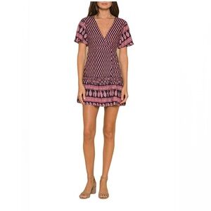 Raga bohemian black and pink dress